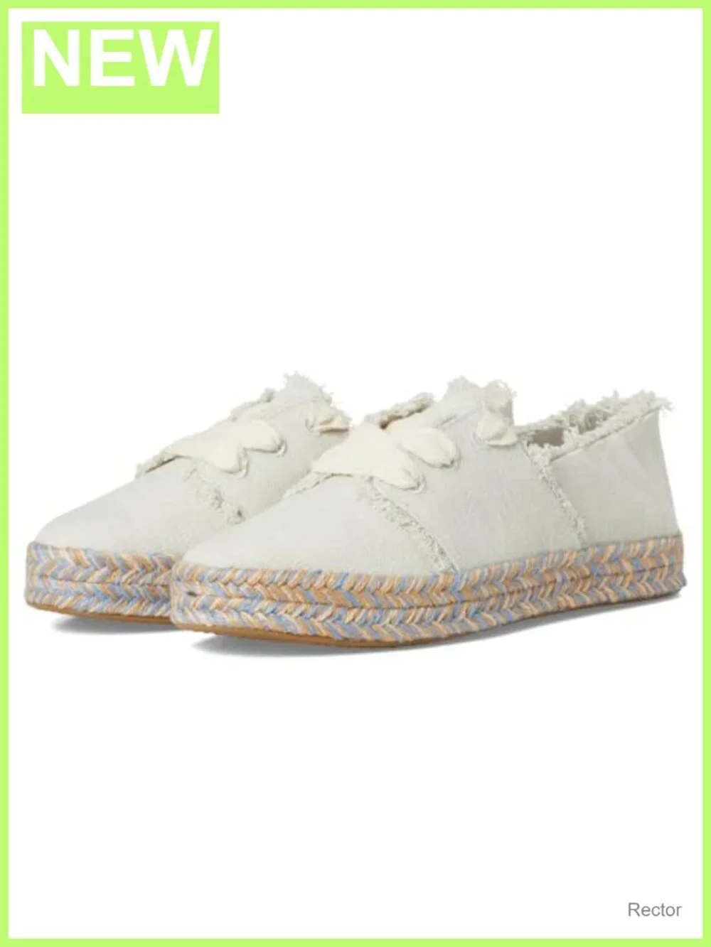 TOMS Women's Carolina Lace-Up Espadrille Flatform
